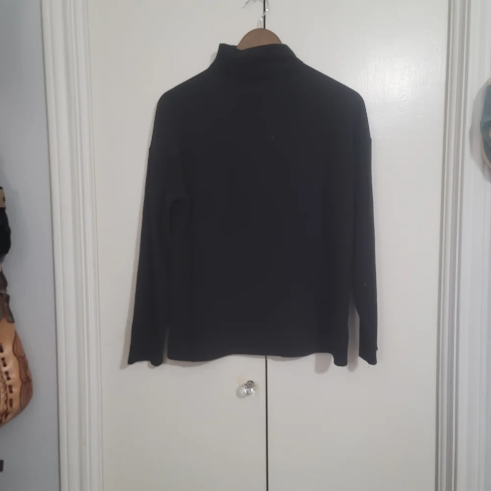 a new day Black Long Sleeve Mock Neck Top - Picture 2 of 3